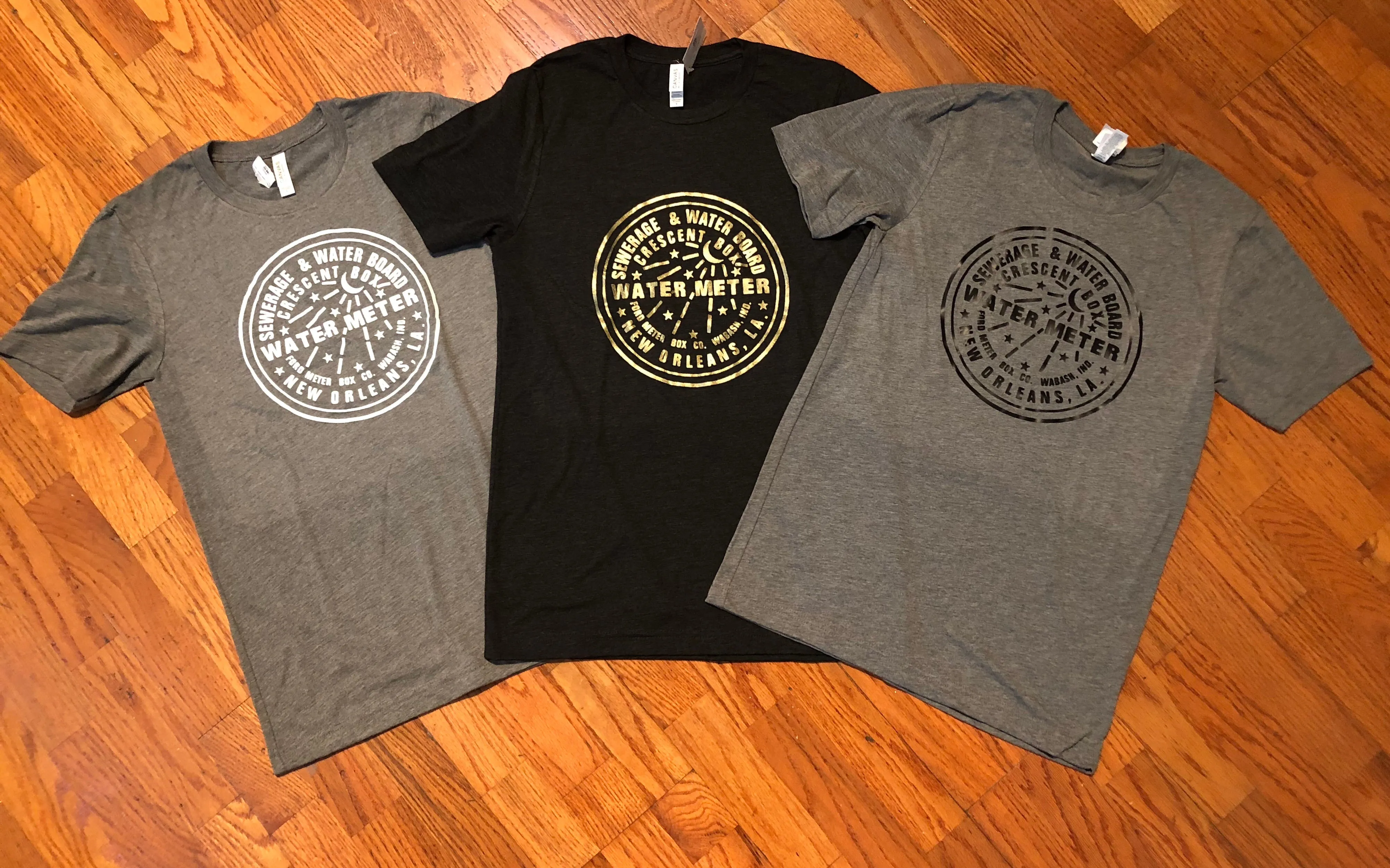 13782 NOLA Water Meter, Unisex Track Shirt 2X