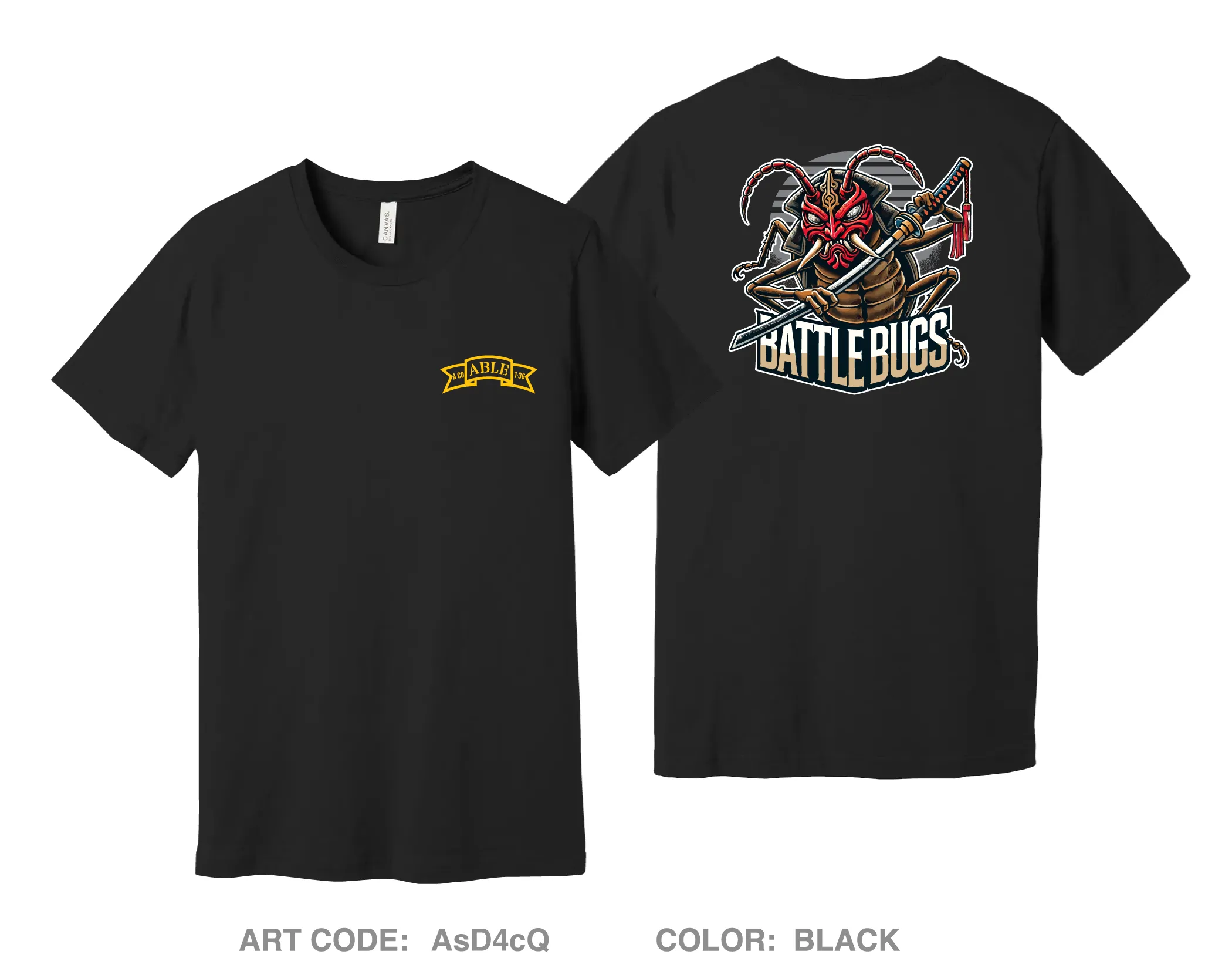 1st platoon, 2nd squad, A co, 1-36 IN Comfort Unisex Cotton SS Tee - AsD4cQ