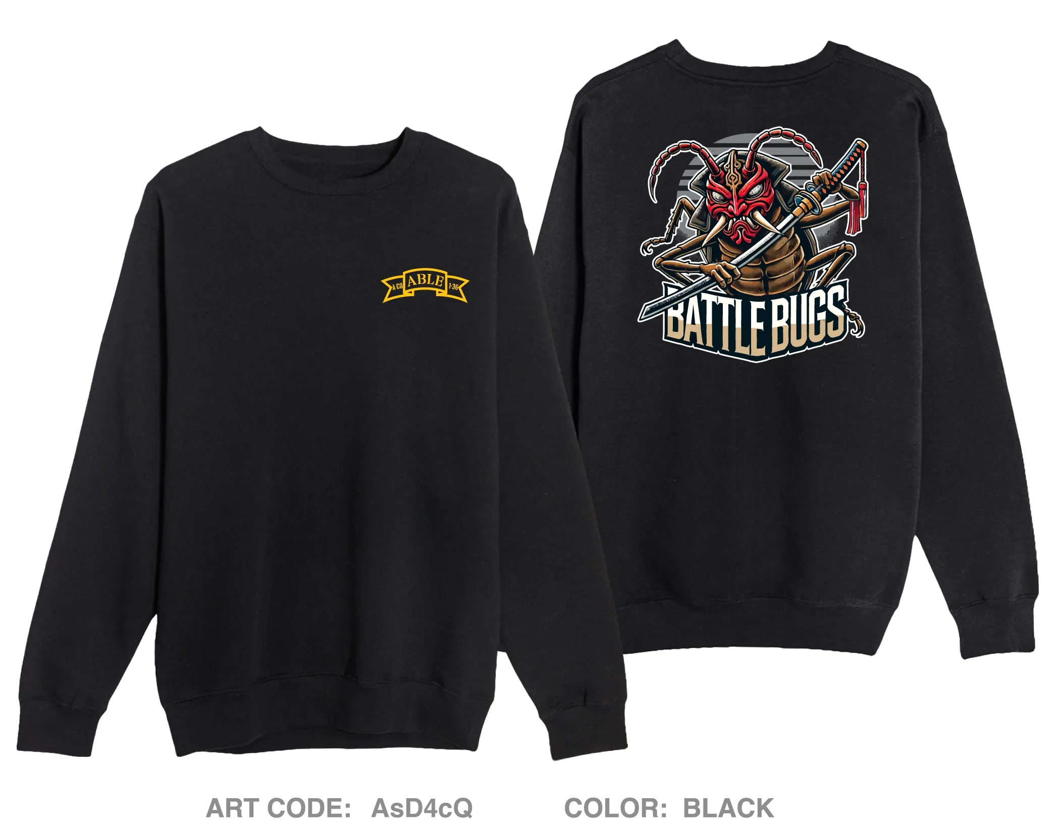1st platoon, 2nd squad, A co, 1-36 IN Comfort Unisex Crewneck Sweatshirt - AsD4cQ