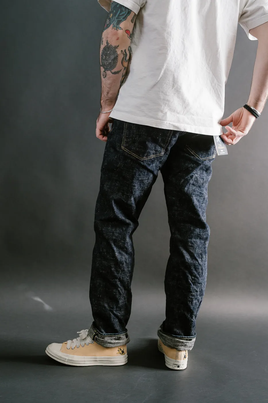 246-KA - 17oz "Kasuri" Slub Selvedge Denim - Clean Straight
