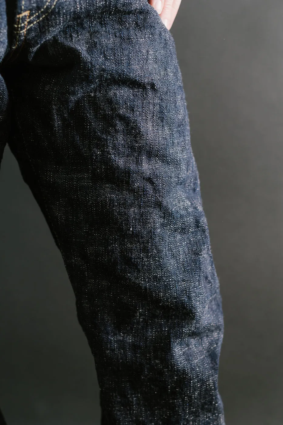 246-KA - 17oz "Kasuri" Slub Selvedge Denim - Clean Straight