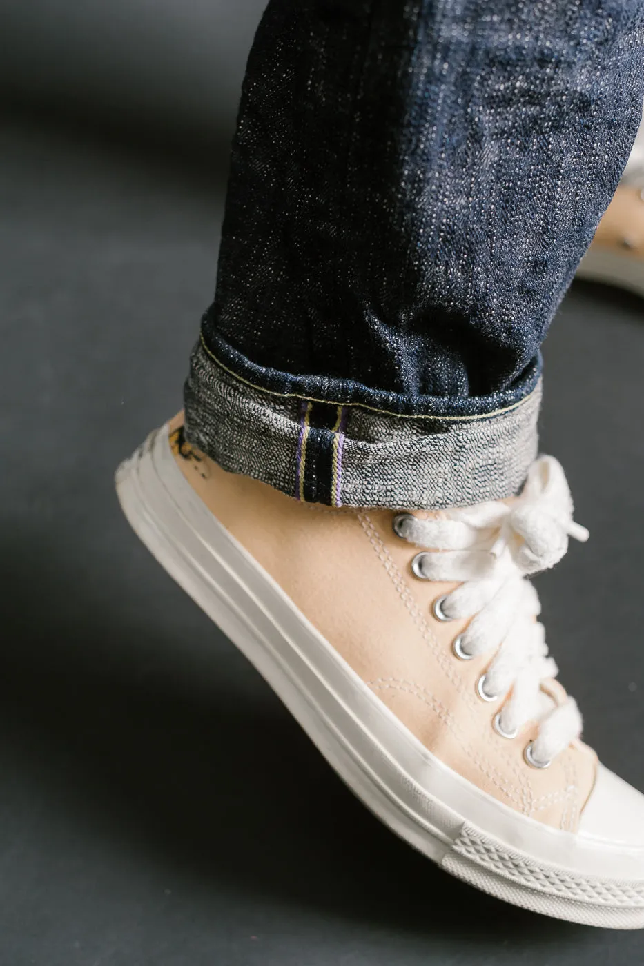 246-KA - 17oz "Kasuri" Slub Selvedge Denim - Clean Straight