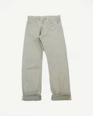 246-MOKU - 11oz "Mixed Gray" Selvedge Denim - Clean Straight