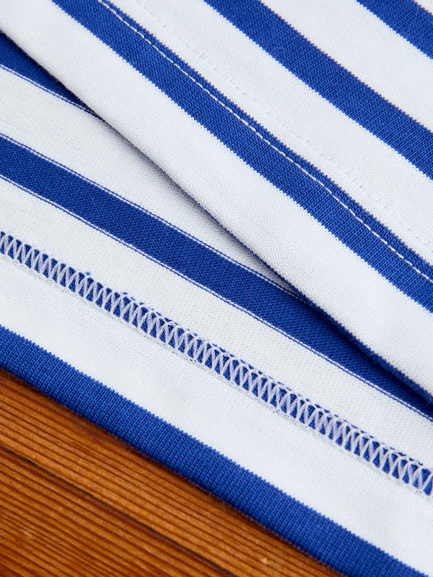 2M14 "Good Originals" 6.8oz Relaxed T-Shirt in Blue/White