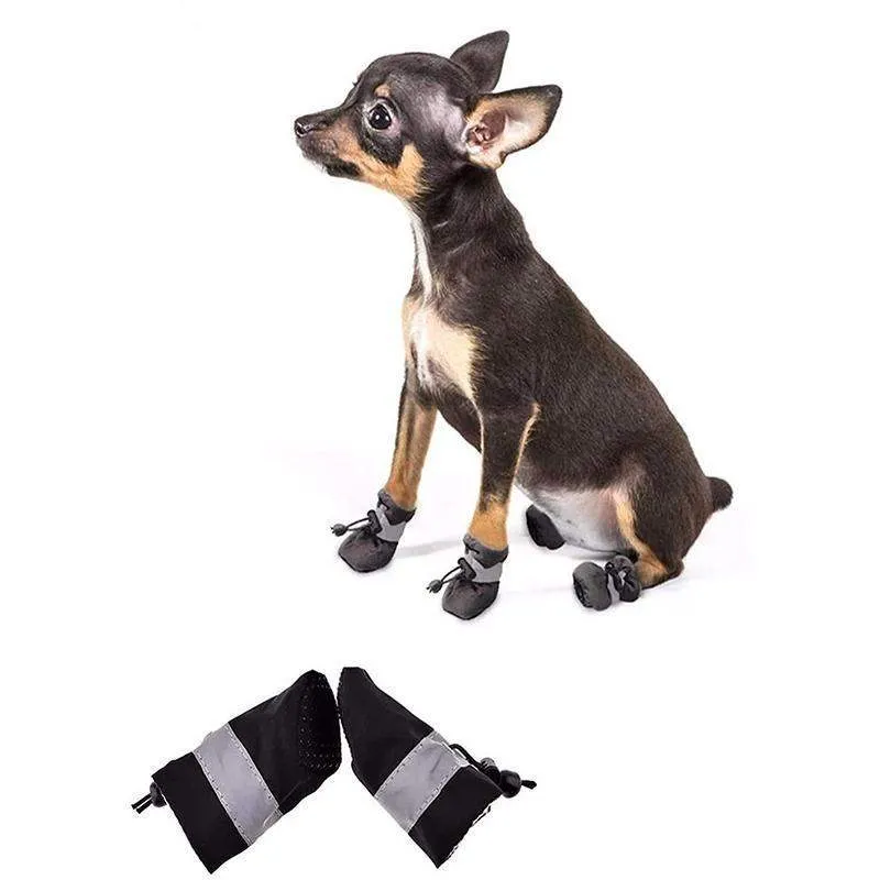 4Pcs Anti-Slip Protective Dog Boots 7 Sizes