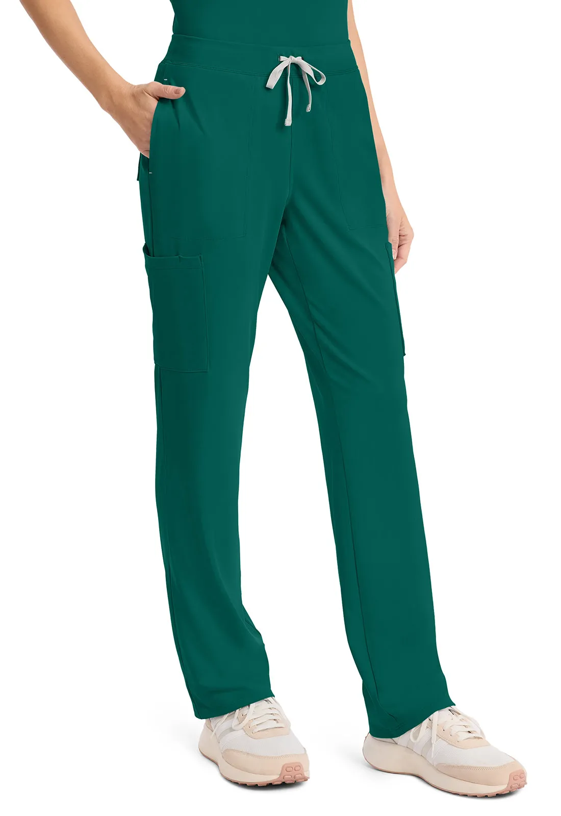 Achieve CK096 Women's 5-Pocket Straight Leg Pants Hunter