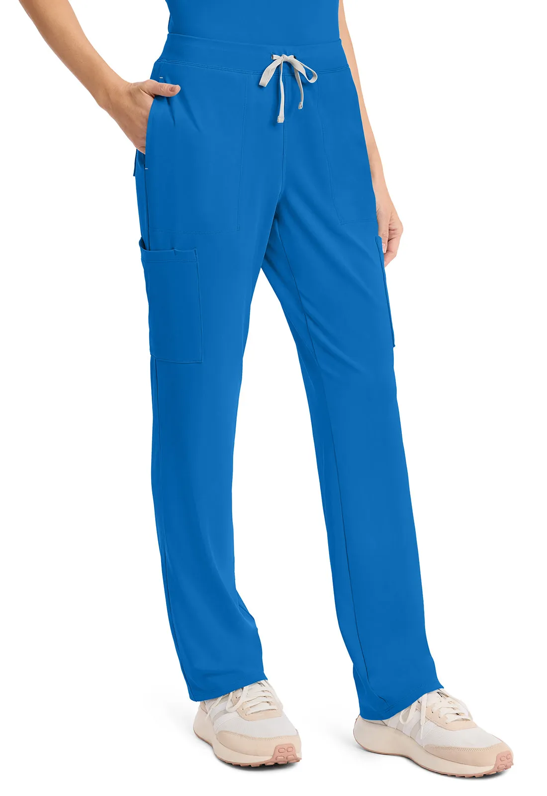 Achieve CK096 Women's 5-Pocket Straight Leg Pants True Blue