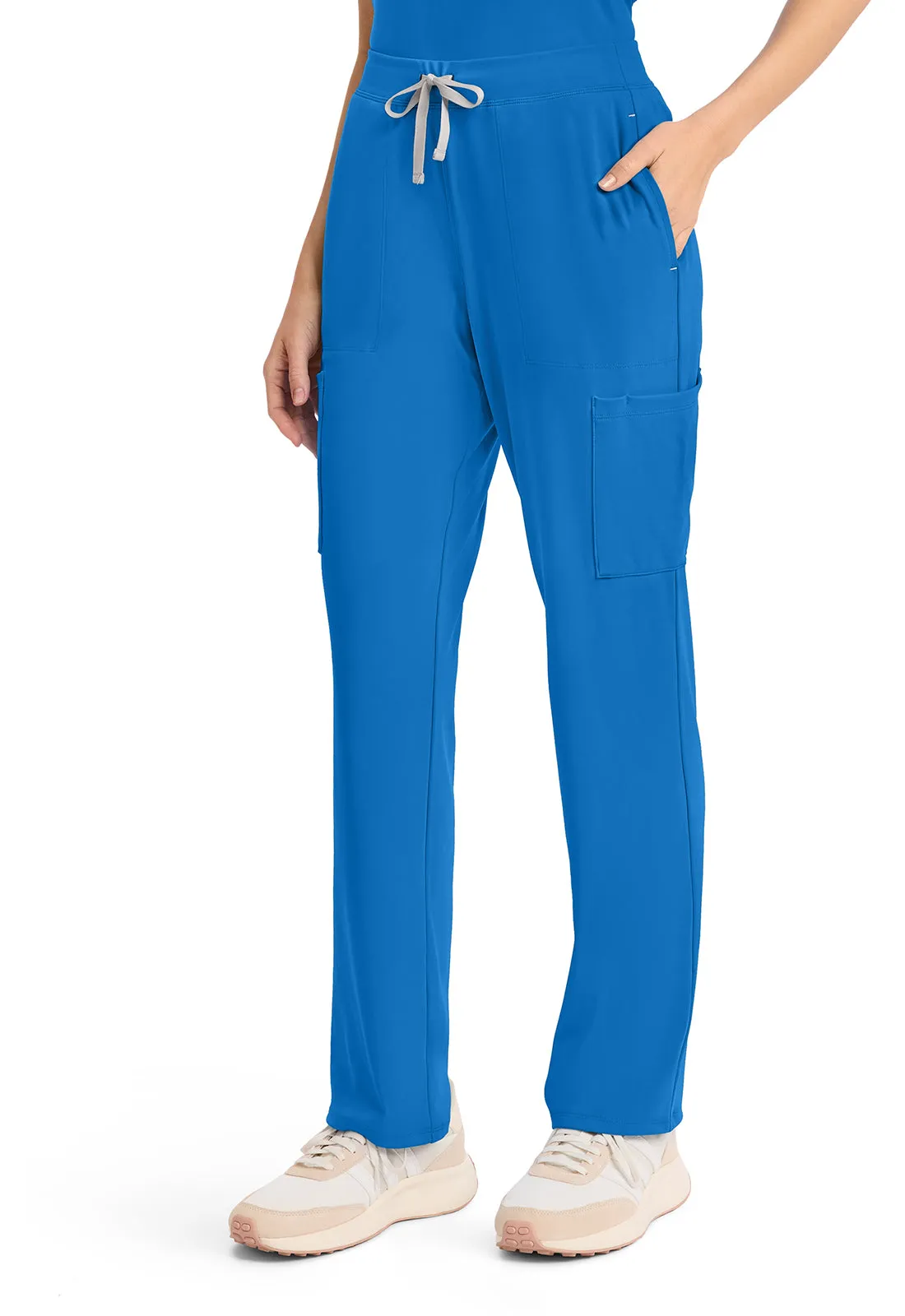Achieve CK096 Women's 5-Pocket Straight Leg Pants True Blue