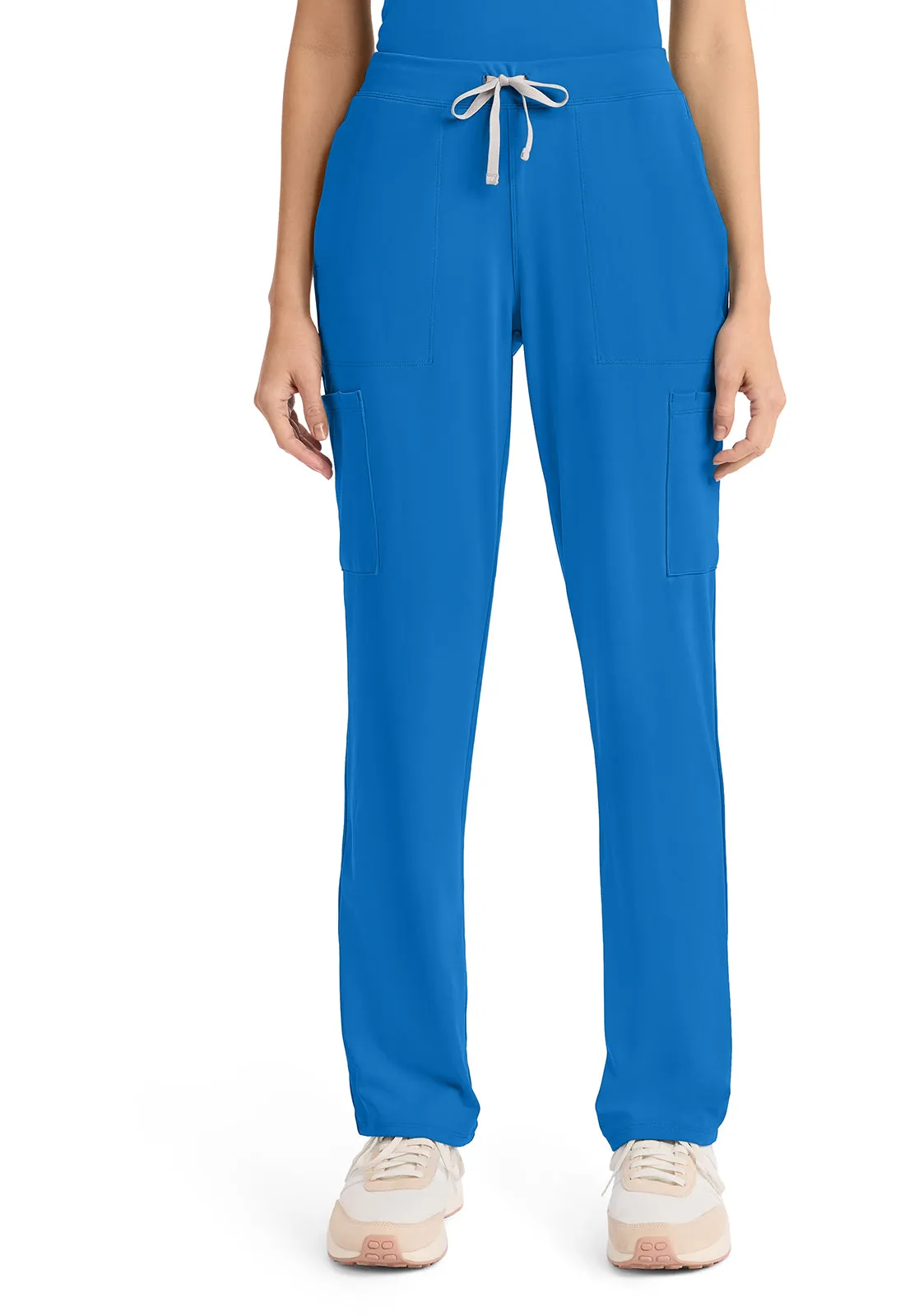 Achieve CK096 Women's 5-Pocket Straight Leg Pants True Blue