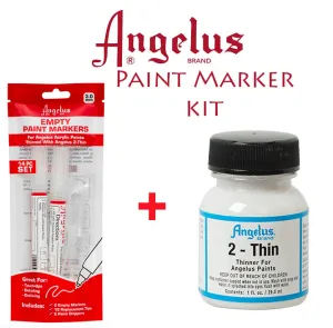 Angelus 14pc Paint Marker set   Angelus 2-thin Combo
