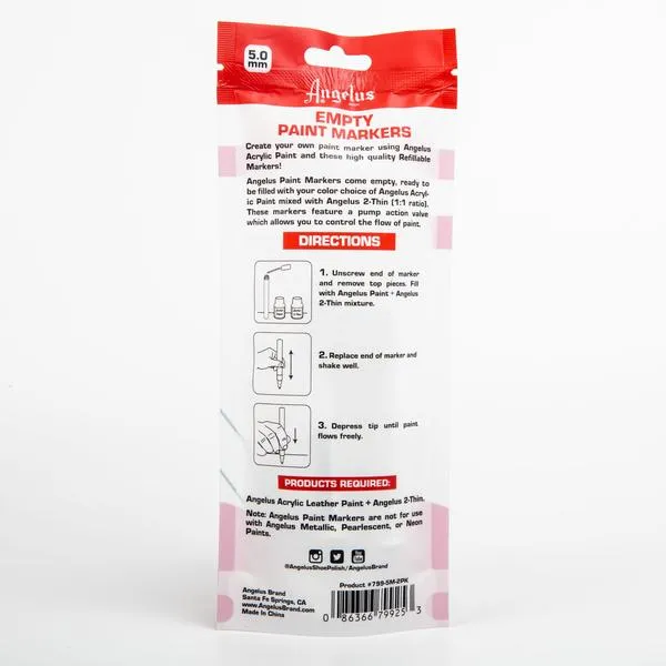 Angelus 14pc Paint Marker set to use with Acrylic paints