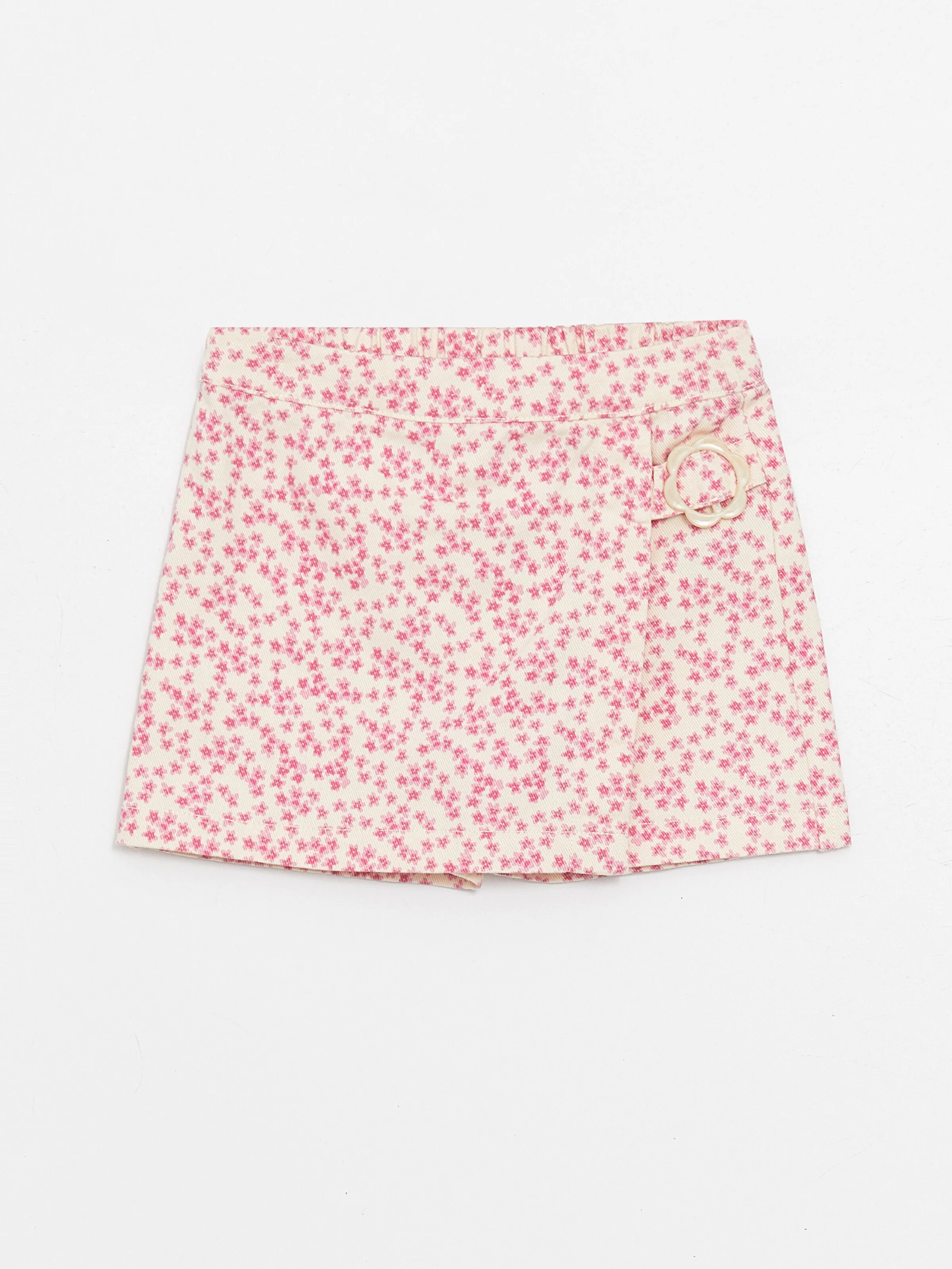 Baby Girls Shorts Skirt With Elastic Waist