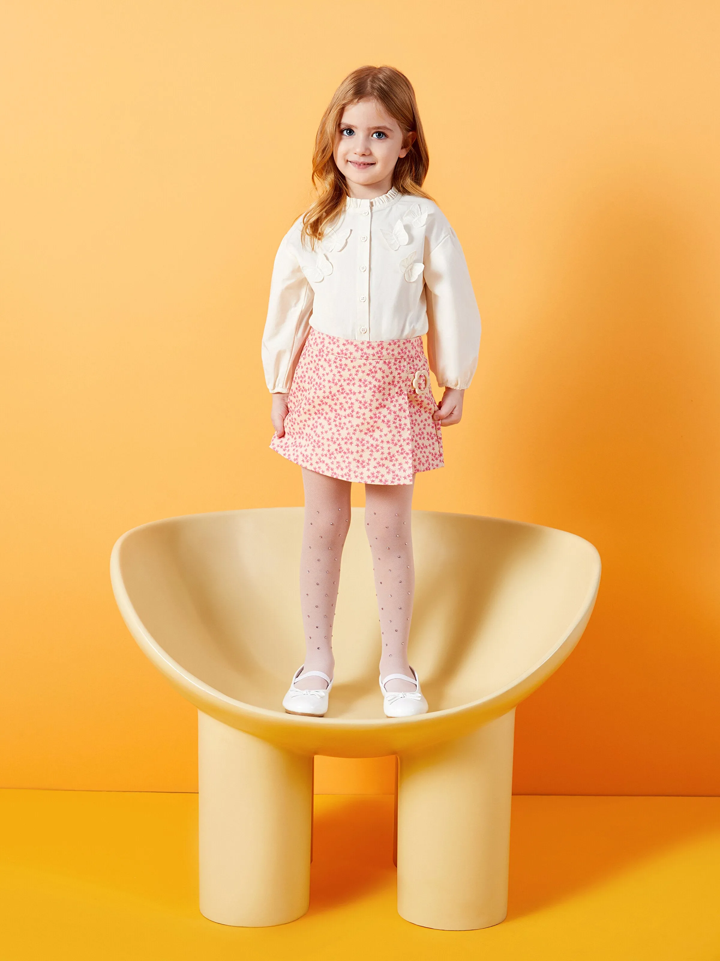 Baby Girls Shorts Skirt With Elastic Waist