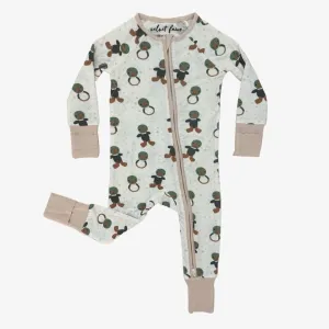 Bamboo Zipper Pajama