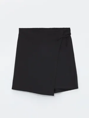 Basic Girls Shorts Skirt with Elastic Waist