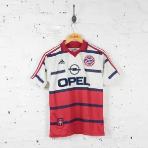 Bayern Munich 1998 Adidas Away Football Shirt - White - S
