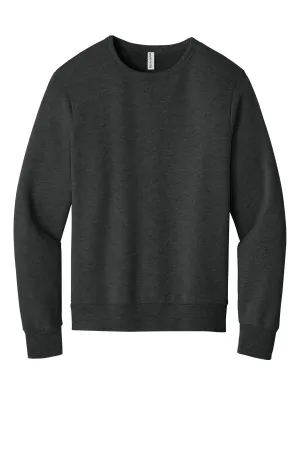 BELLA CANVAS Unisex Sponge Fleece Classic Crewneck Sweatshirt BC3911 Dark Grey Heather