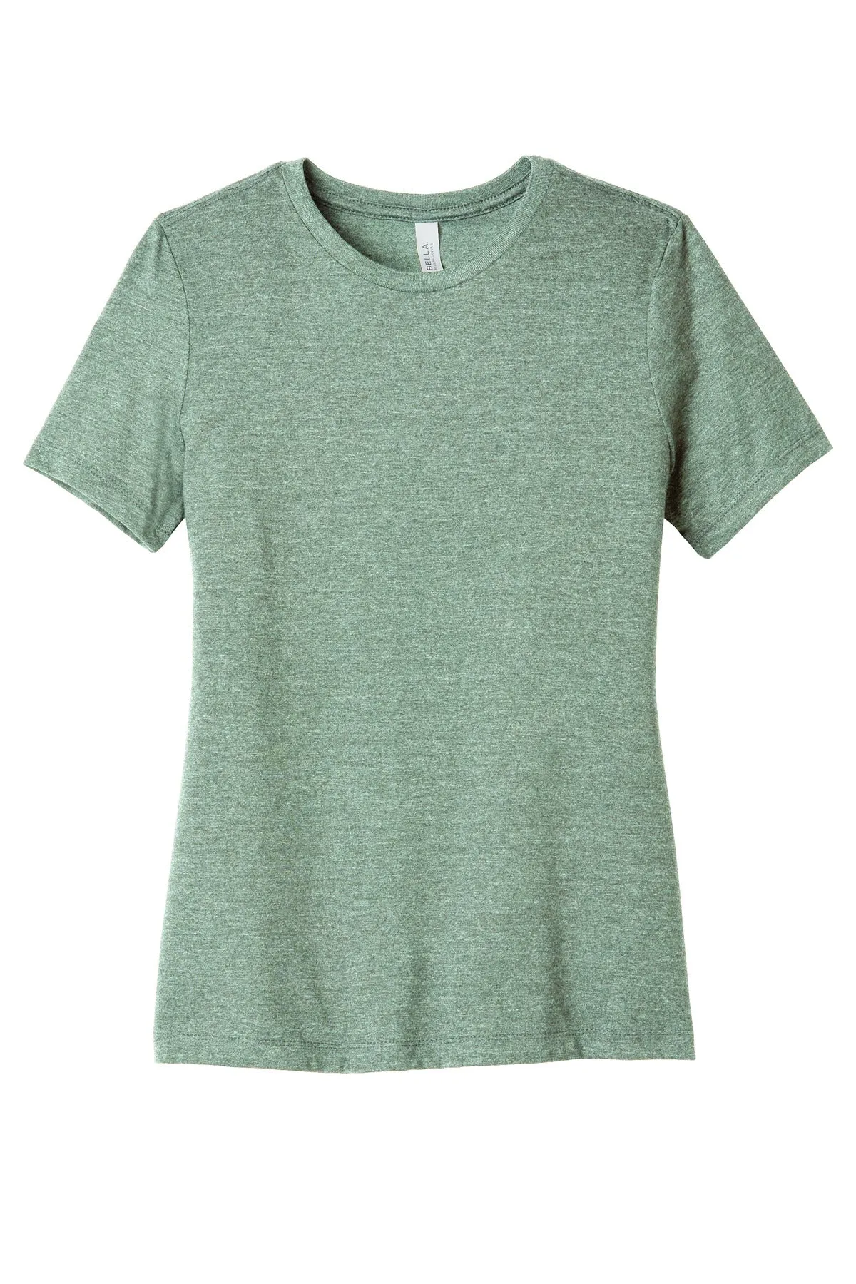 BELLA CANVAS Women's Relaxed CVC Tee BC6400CVC Heather Prism Dusty Blue