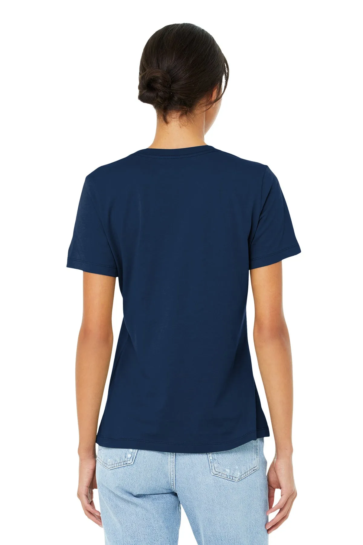BELLA CANVAS  Women's Relaxed Jersey Short Sleeve Tee. BC6400 Navy
