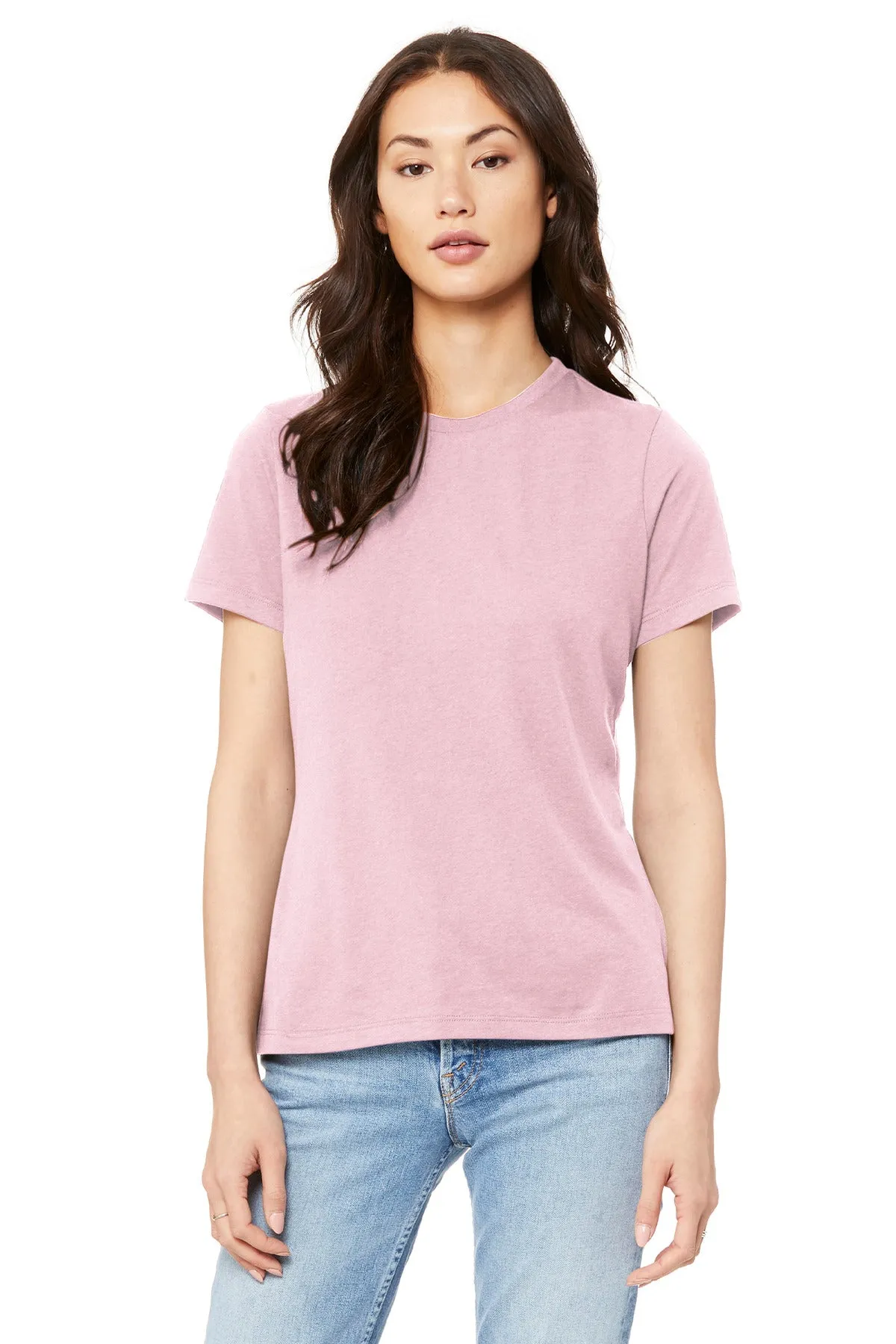 BELLA CANVAS  Women's Relaxed Jersey Short Sleeve Tee. BC6400 Pink