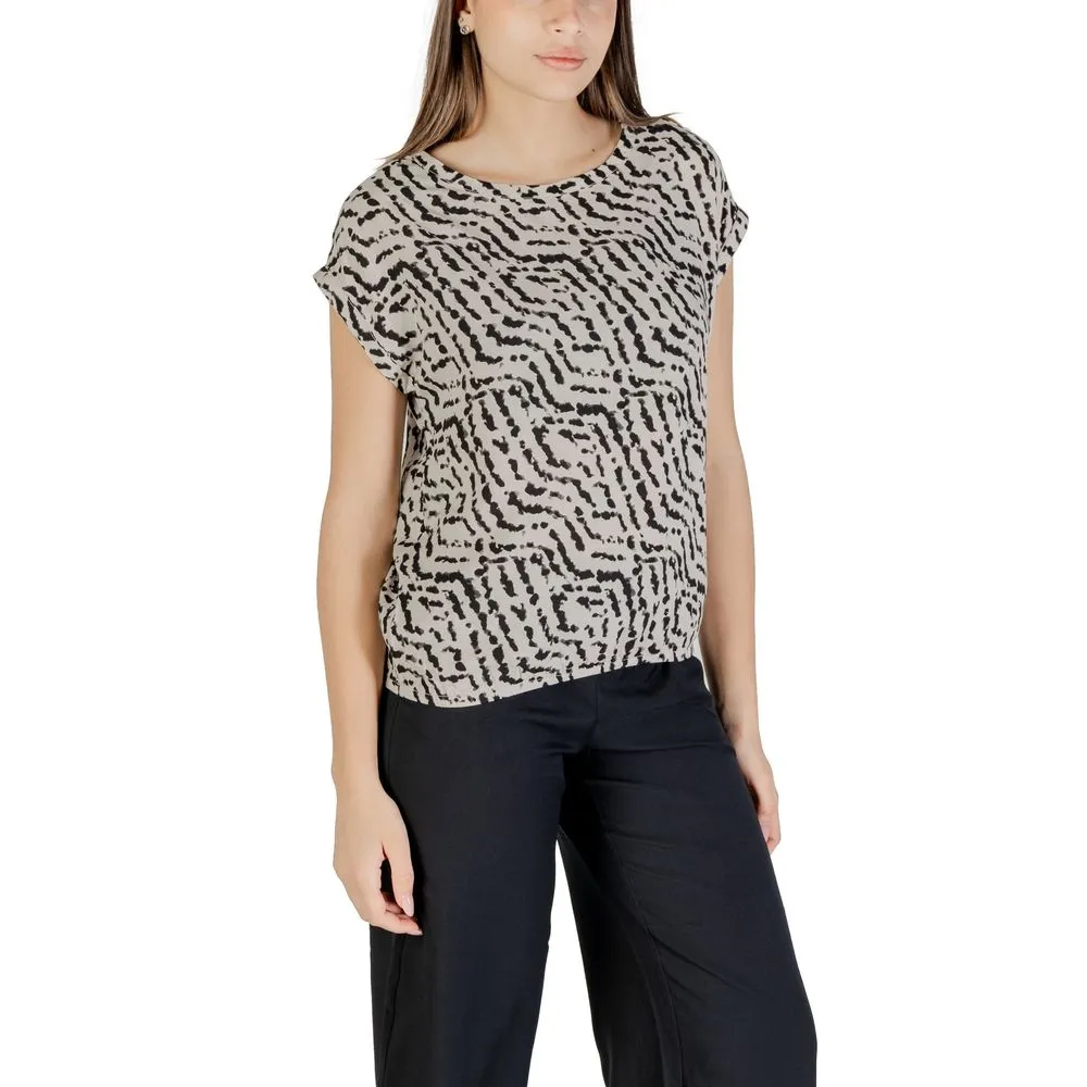 Bicolor Viscose Shirt