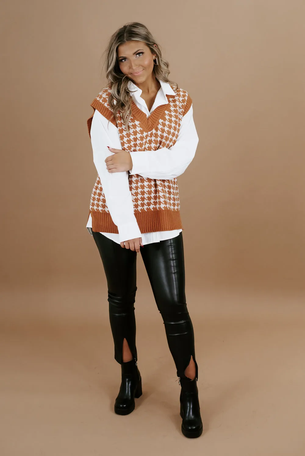 Big Chill Slouchy Button Up, White
