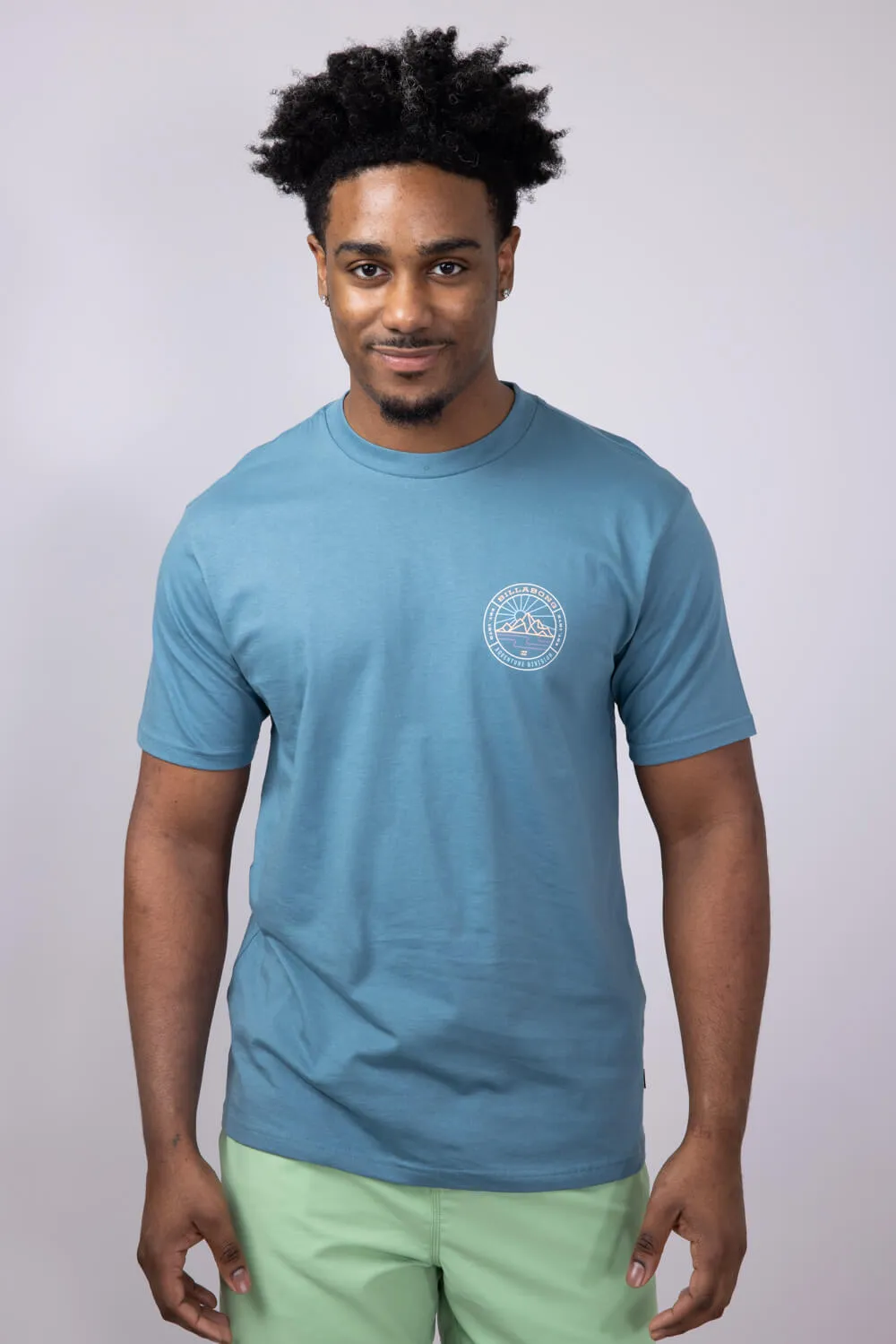 Billabong Rockies Adiv T-Shirt for Men in Glacier Blue | 24A501540-GLB