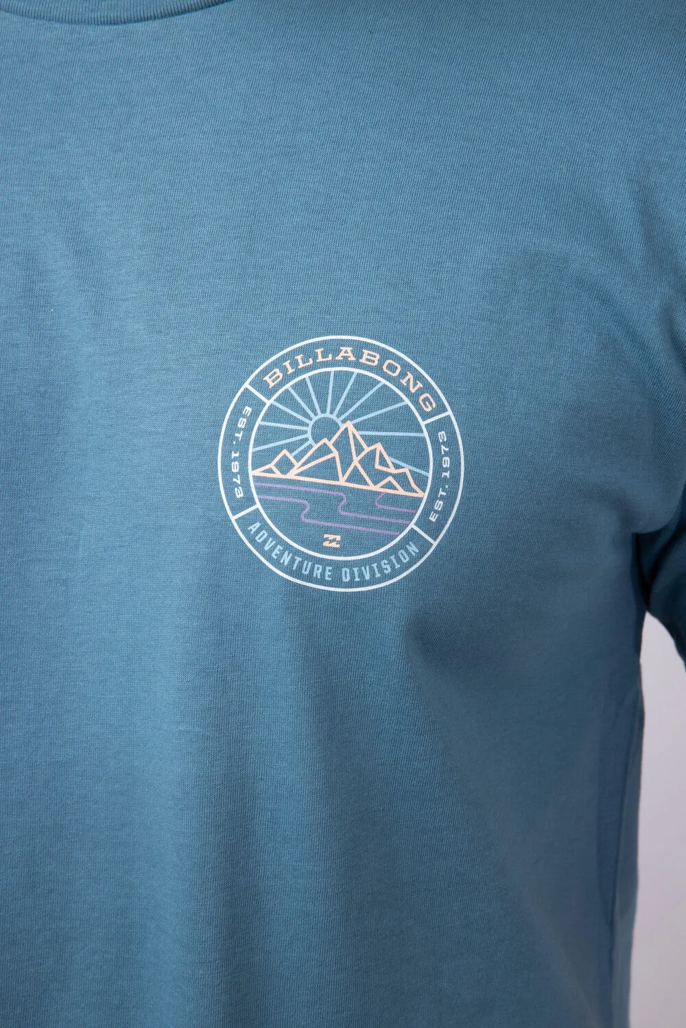 Billabong Rockies Adiv T-Shirt for Men in Glacier Blue | 24A501540-GLB
