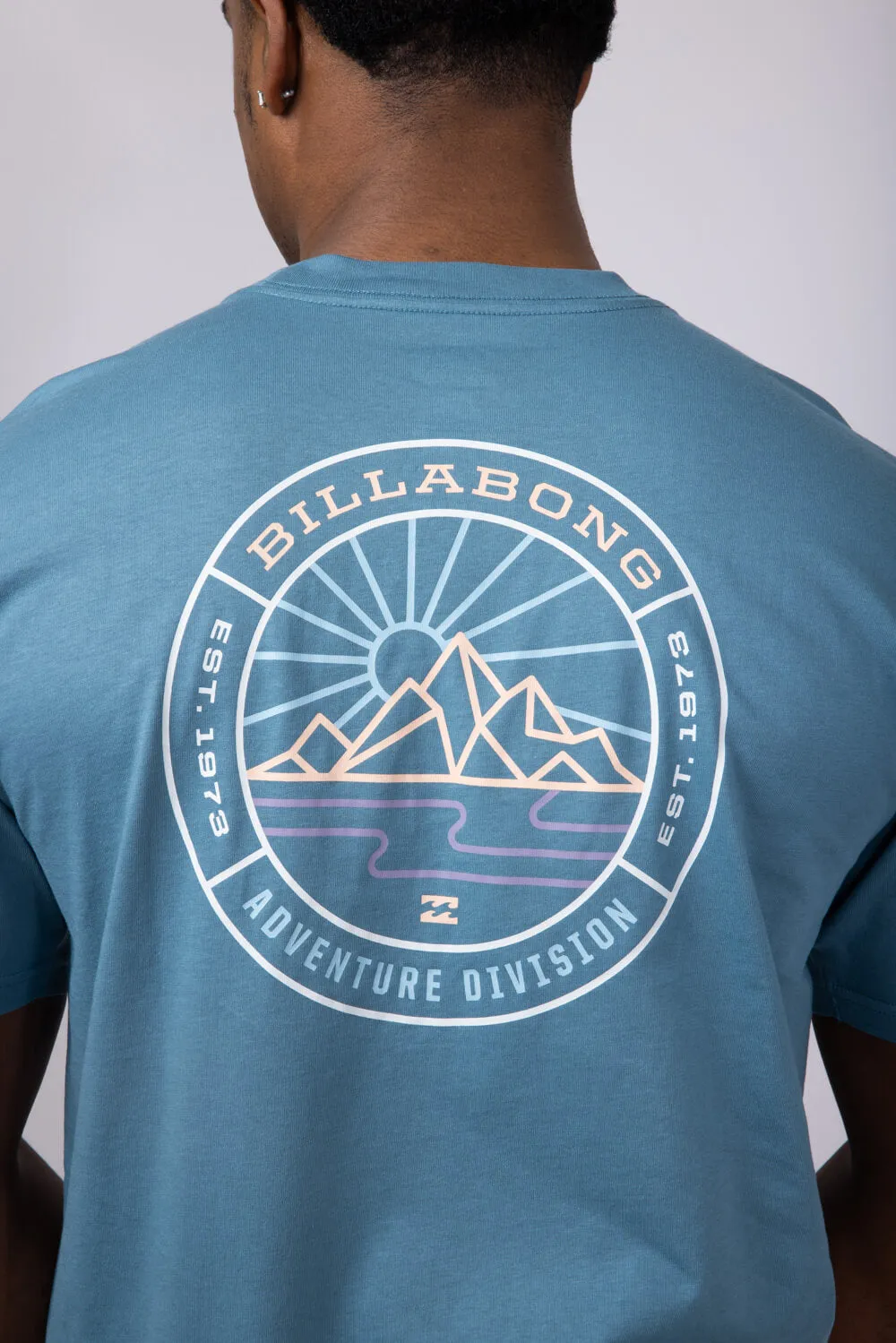 Billabong Rockies Adiv T-Shirt for Men in Glacier Blue | 24A501540-GLB