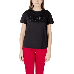 Black Cotton Tops & T-Shirt