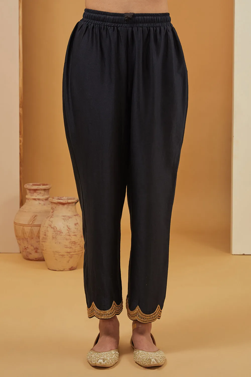 Black Kurta Set
