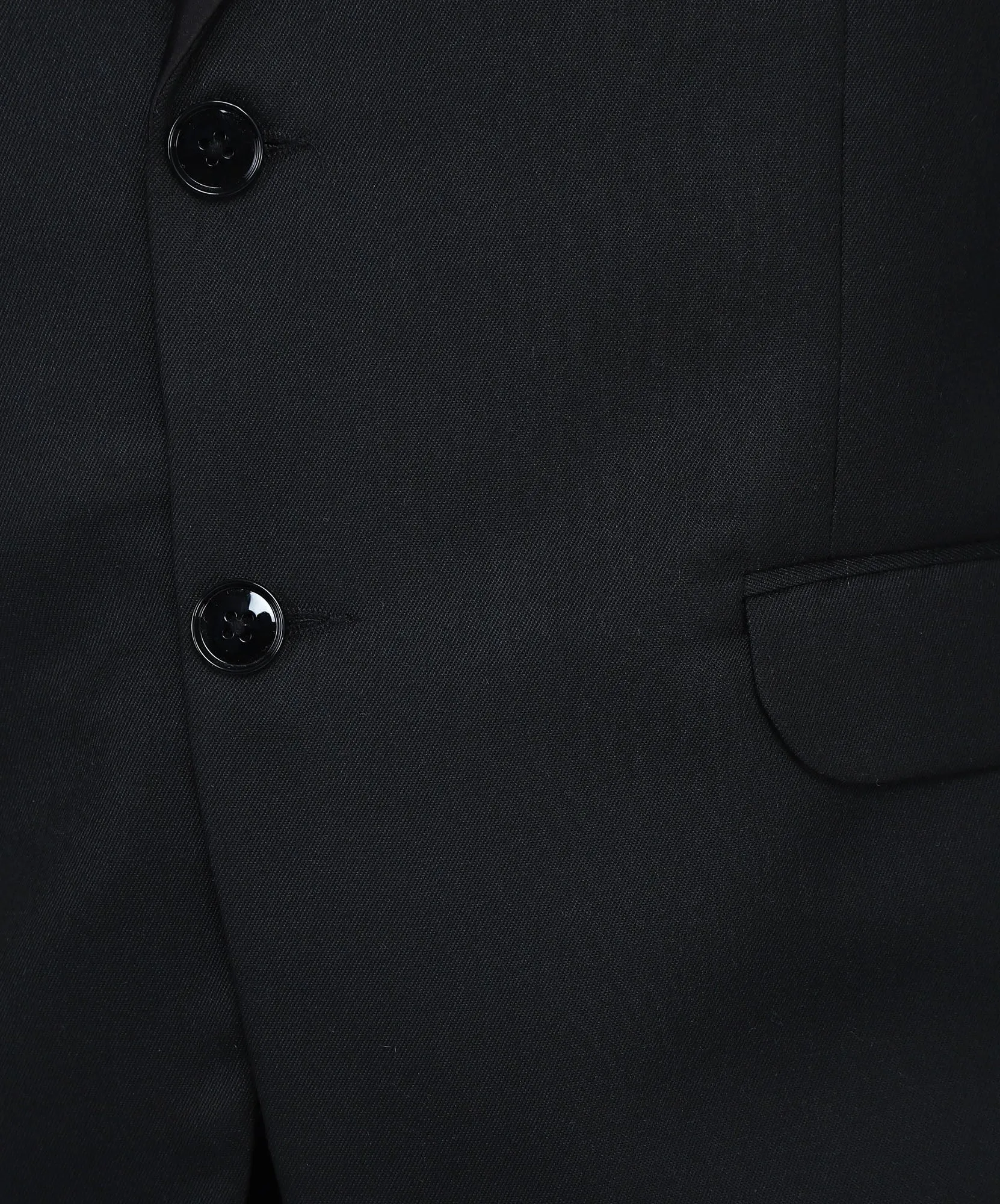 Black Tuxedo Blazer With Hanky For Men