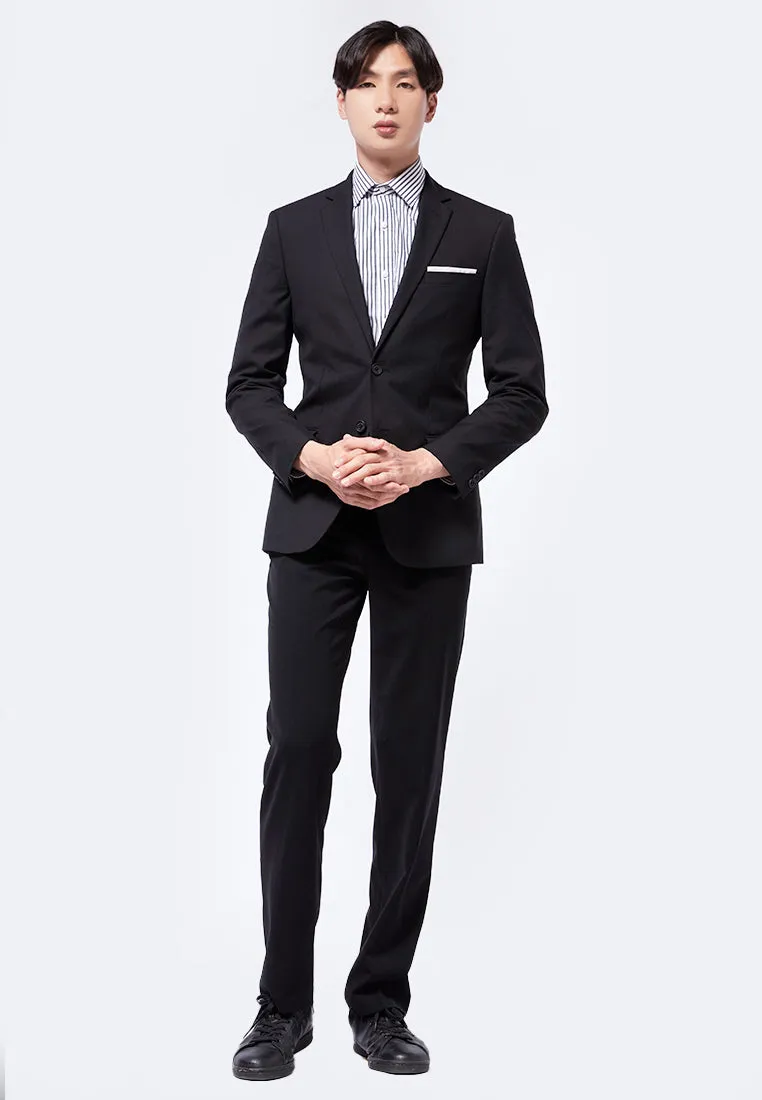 Blazer with Pocket Square Details