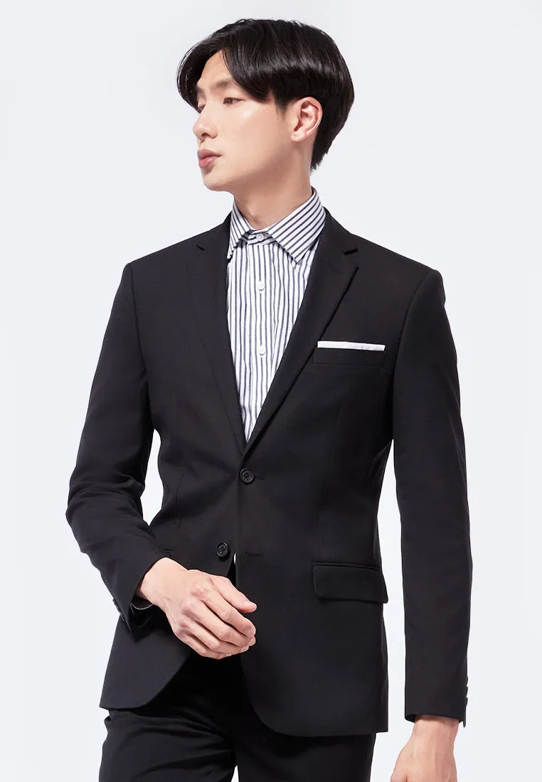 Blazer with Pocket Square Details