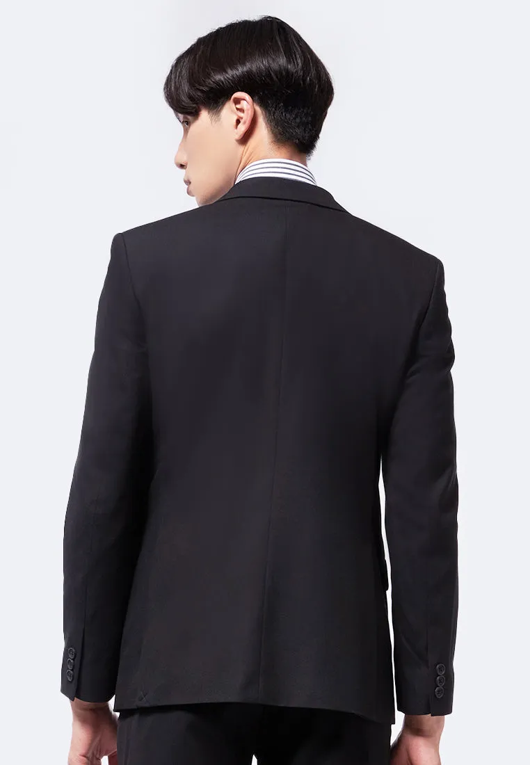 Blazer with Pocket Square Details