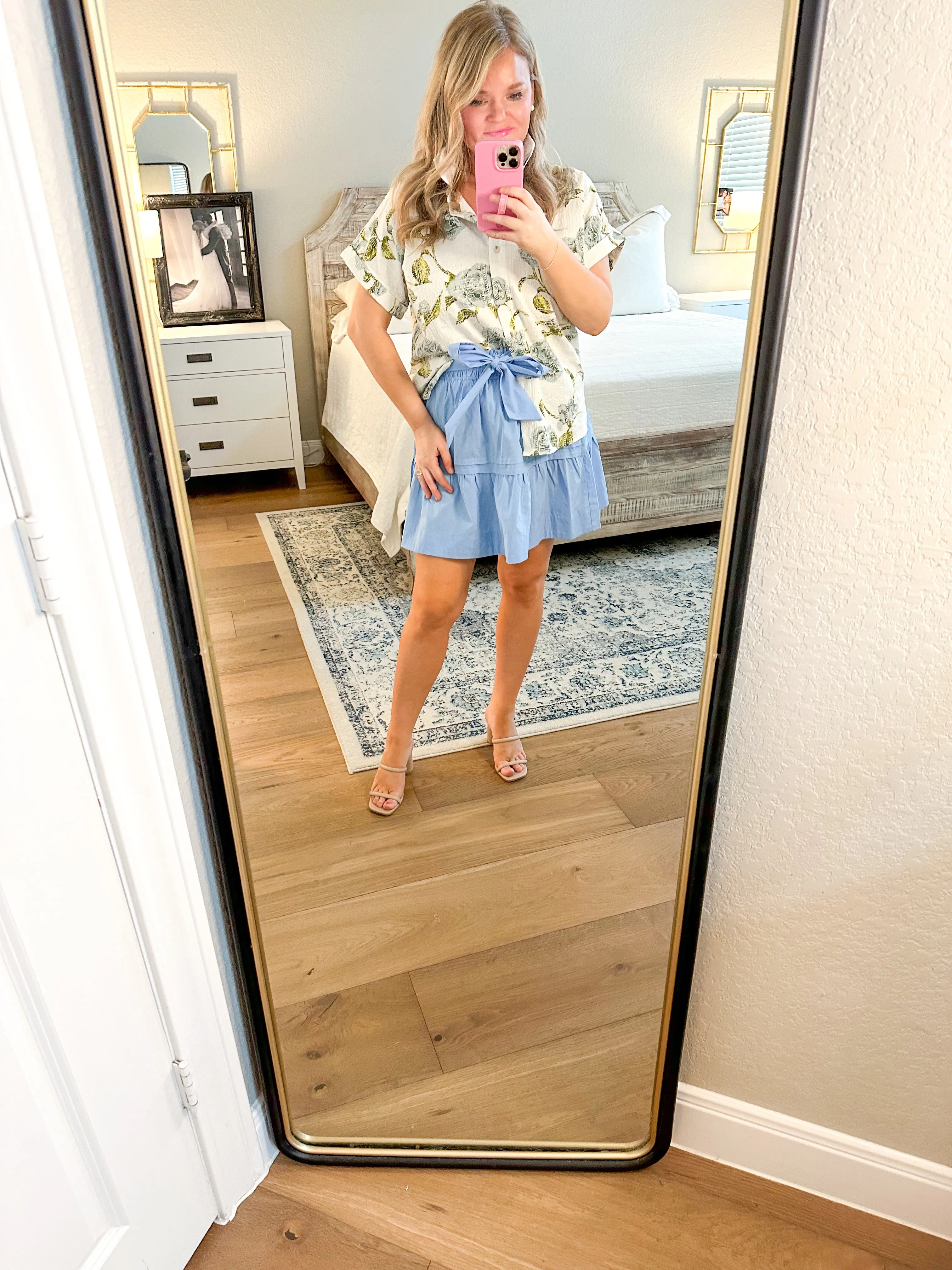 Blue Bow Skirt