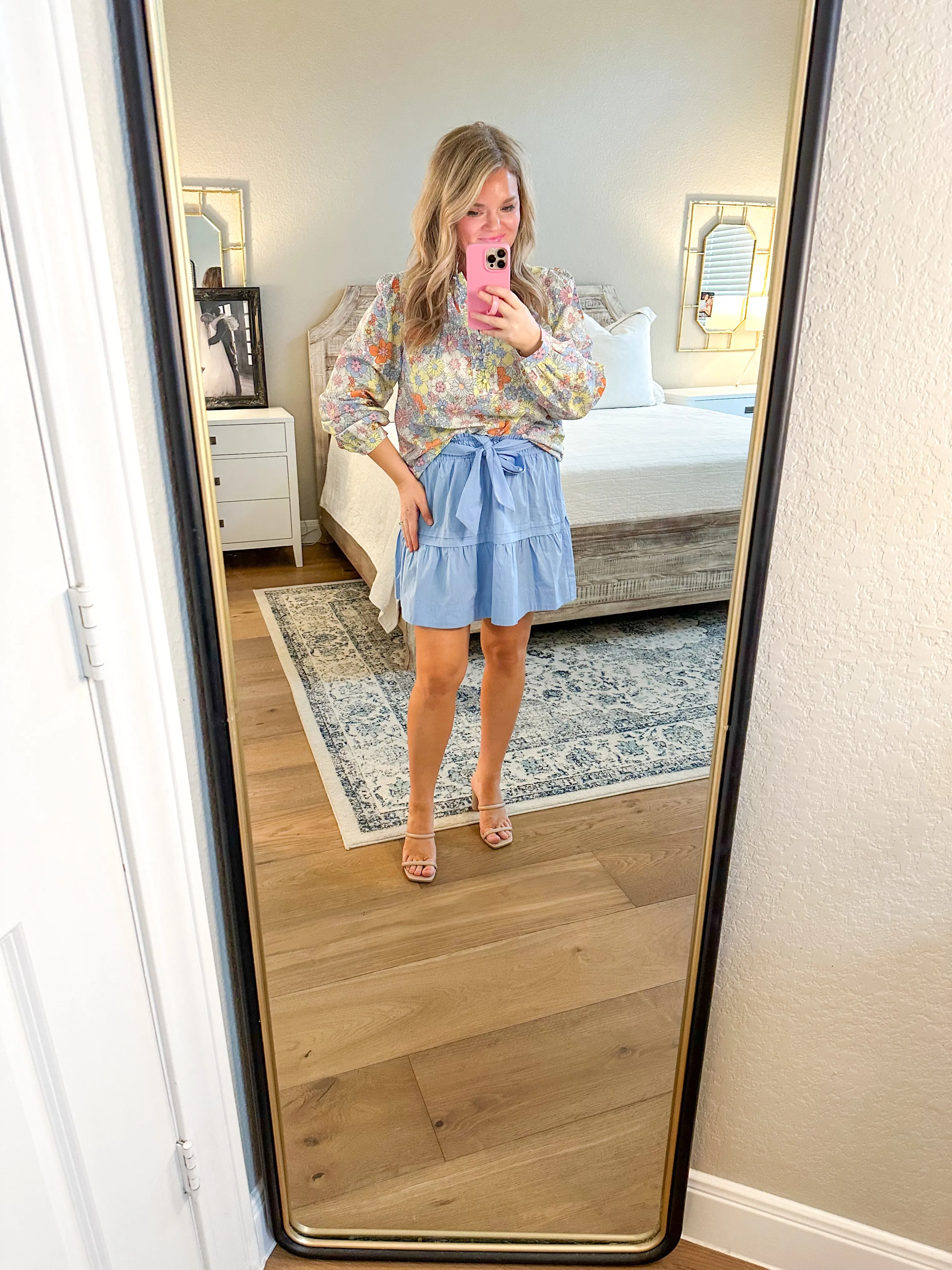 Blue Bow Skirt