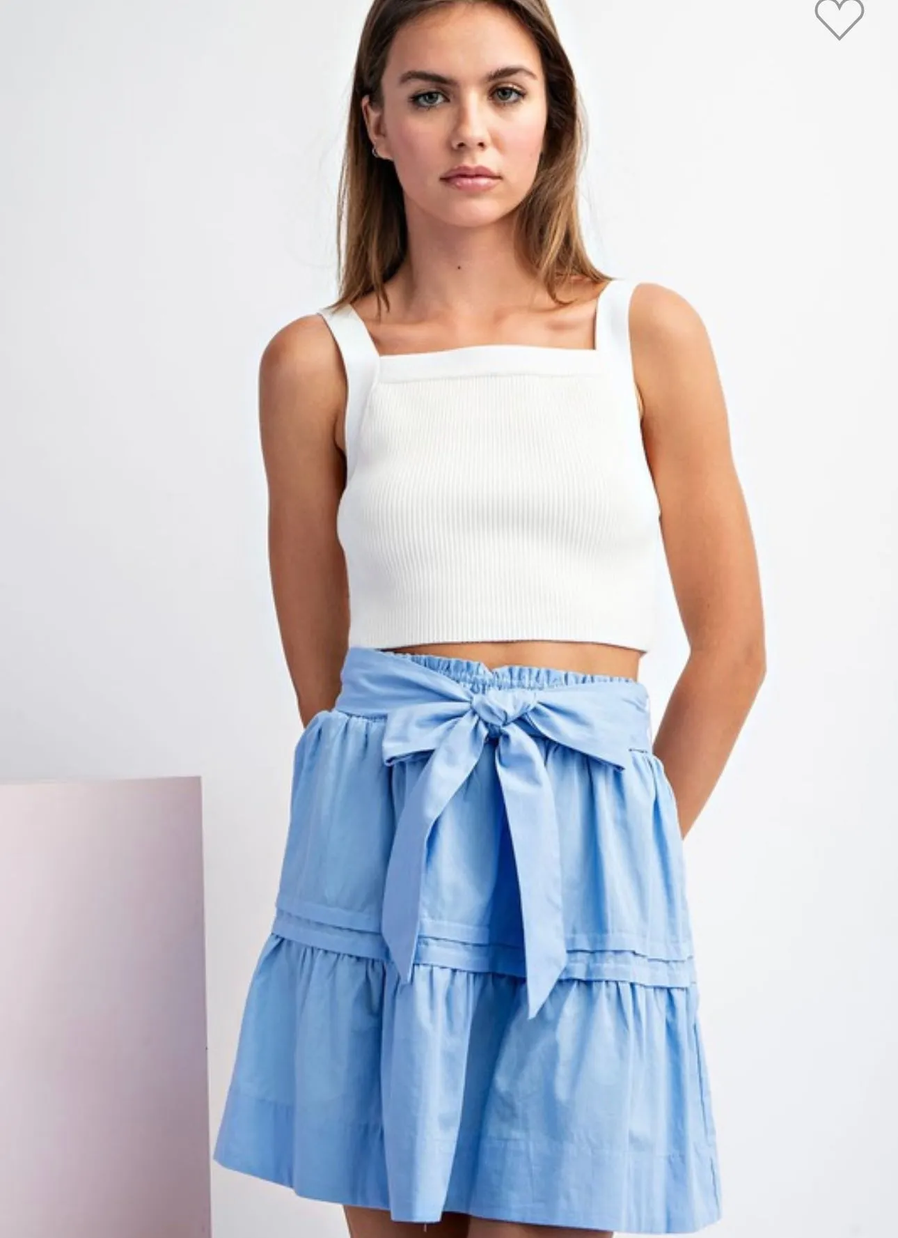 Blue Bow Skirt