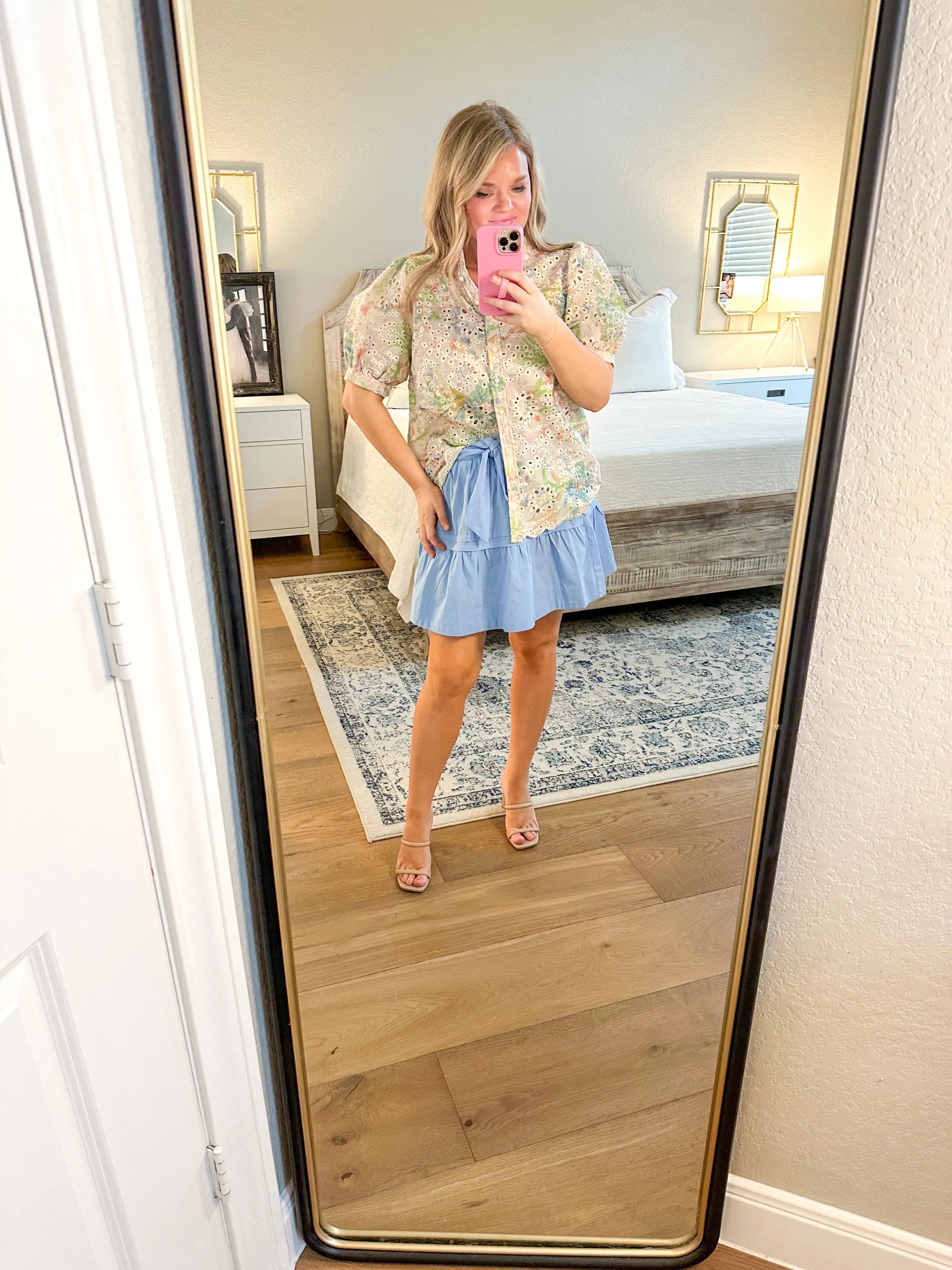 Blue Bow Skirt