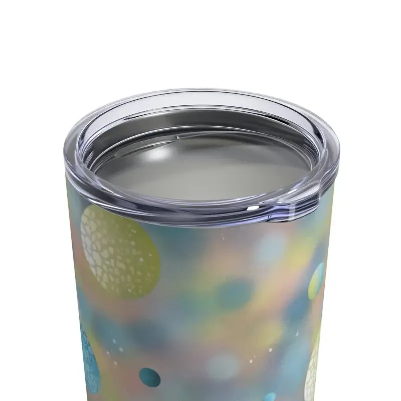 Bluish Green Abstract Tumbler for Everyday Chill Moments
