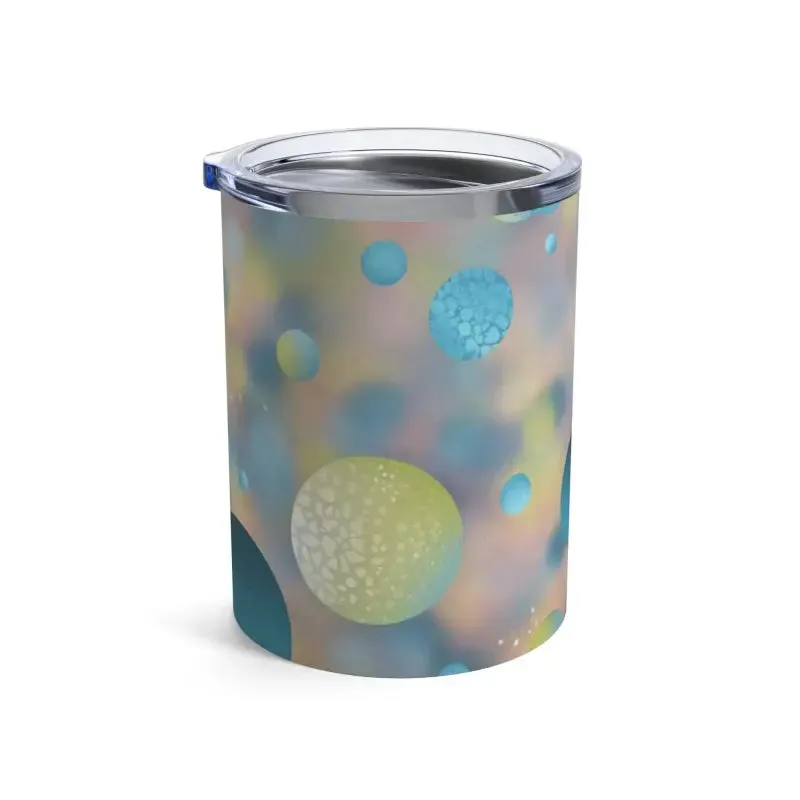 Bluish Green Abstract Tumbler for Everyday Chill Moments