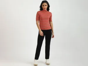 Boat Neck Stripe Top