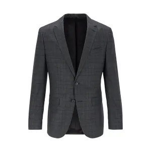 Boss Plain Check Suit-TB0066