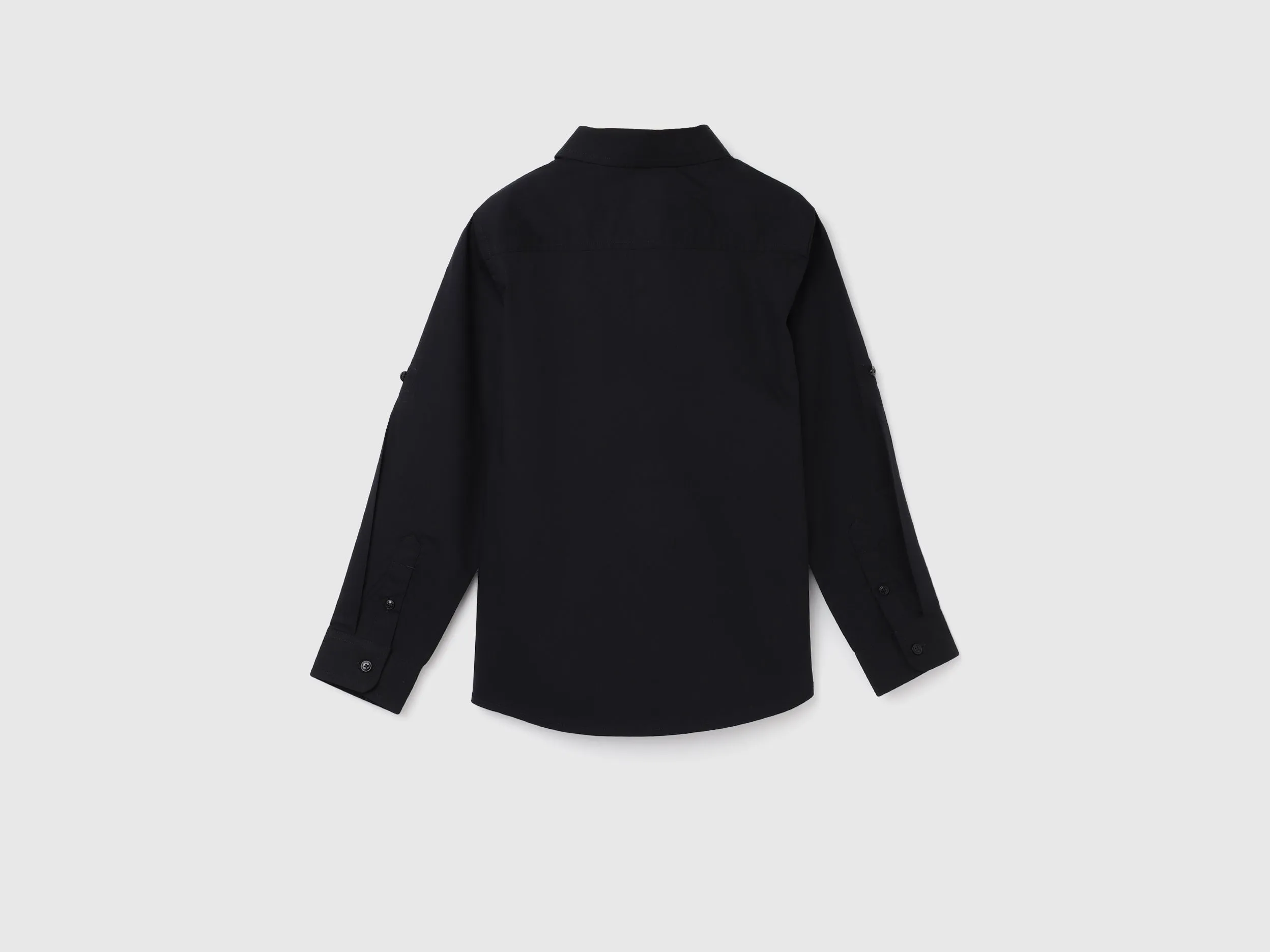Boy's Regular Fit Spread Collar Solid Shirts