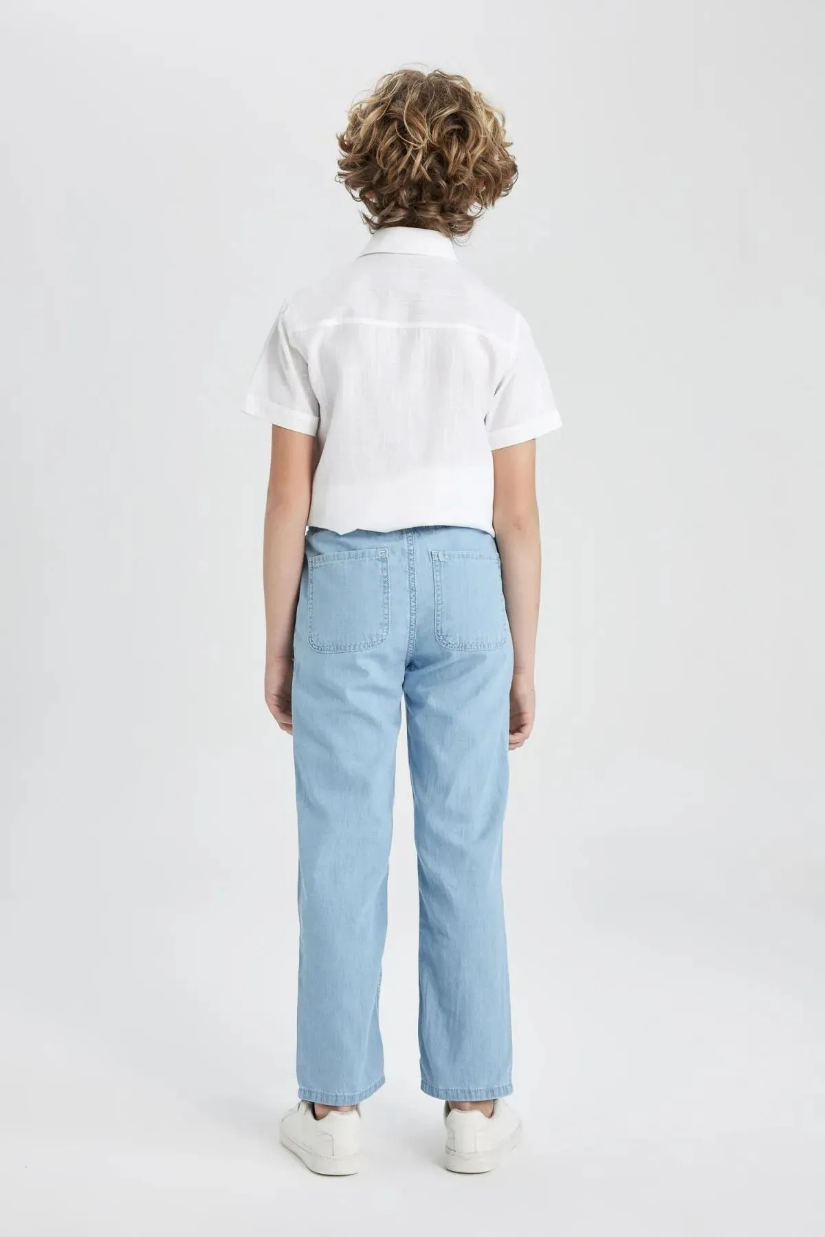 Boy's Straight Fit Straight Leg Jean Trousers