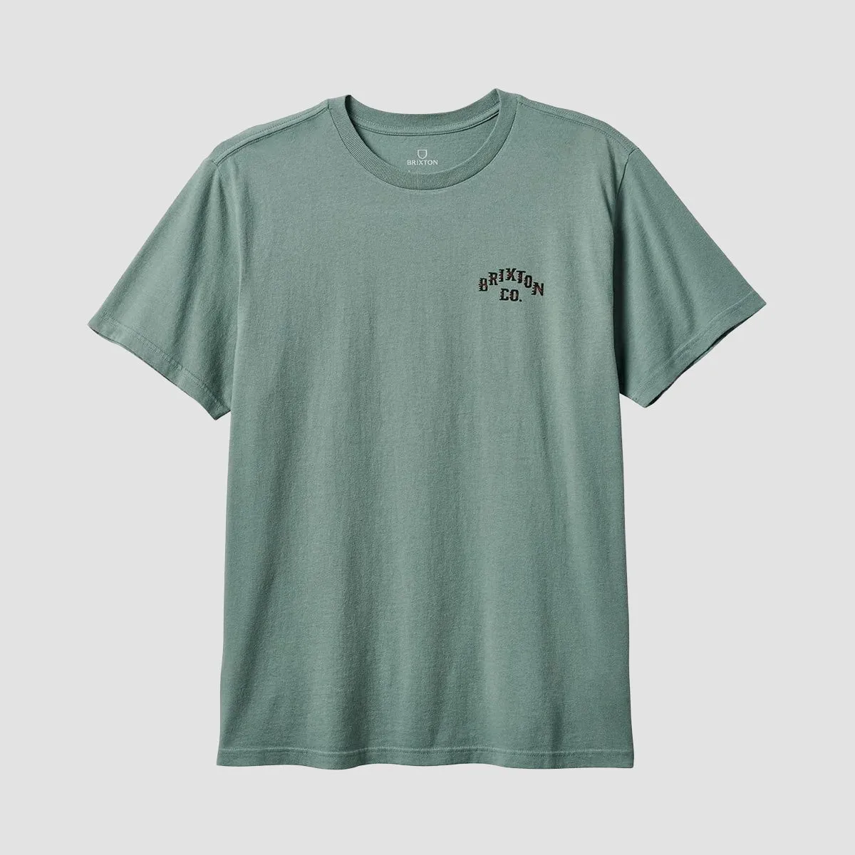 Brixton Homer T-Shirt Chinois Green Classic Wash