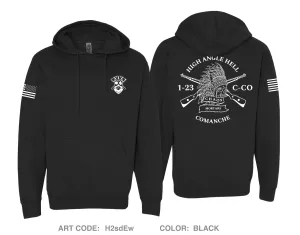 C Co, 1 BN, 23th INF Fundraising Collection Comfort Unisex Hooded Sweatshirt - H2sdEw