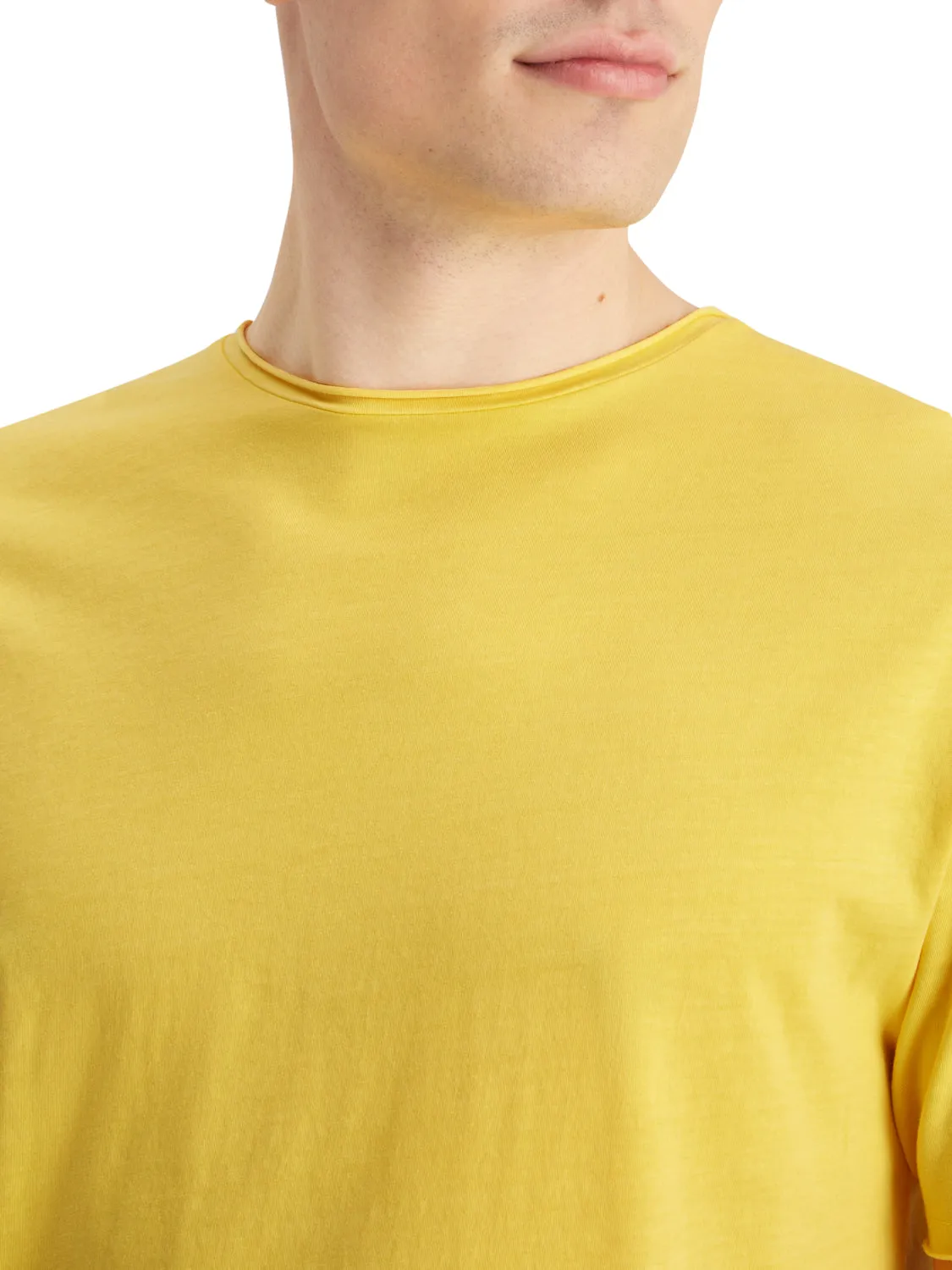Candlelight Relaxed Fit Raw Edge T-Shirt