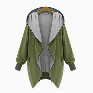 Casual Hooded Large Size Women Increase Thin Jackets Women outerwear coats