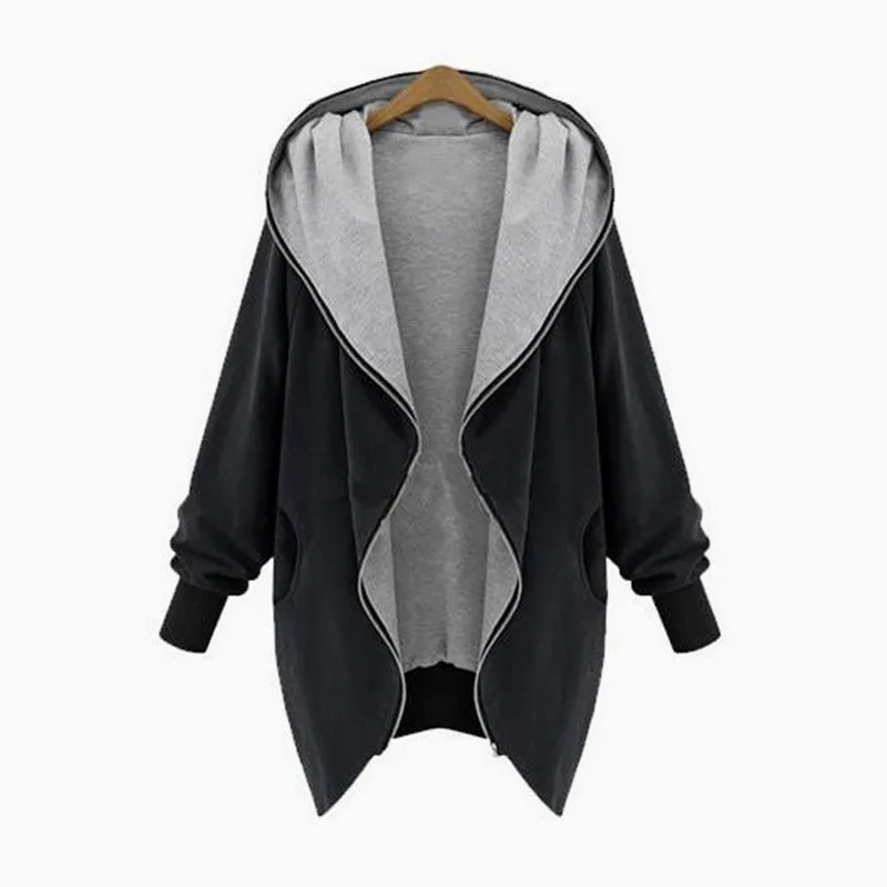 Casual Hooded Large Size Women Increase Thin Jackets Women outerwear coats